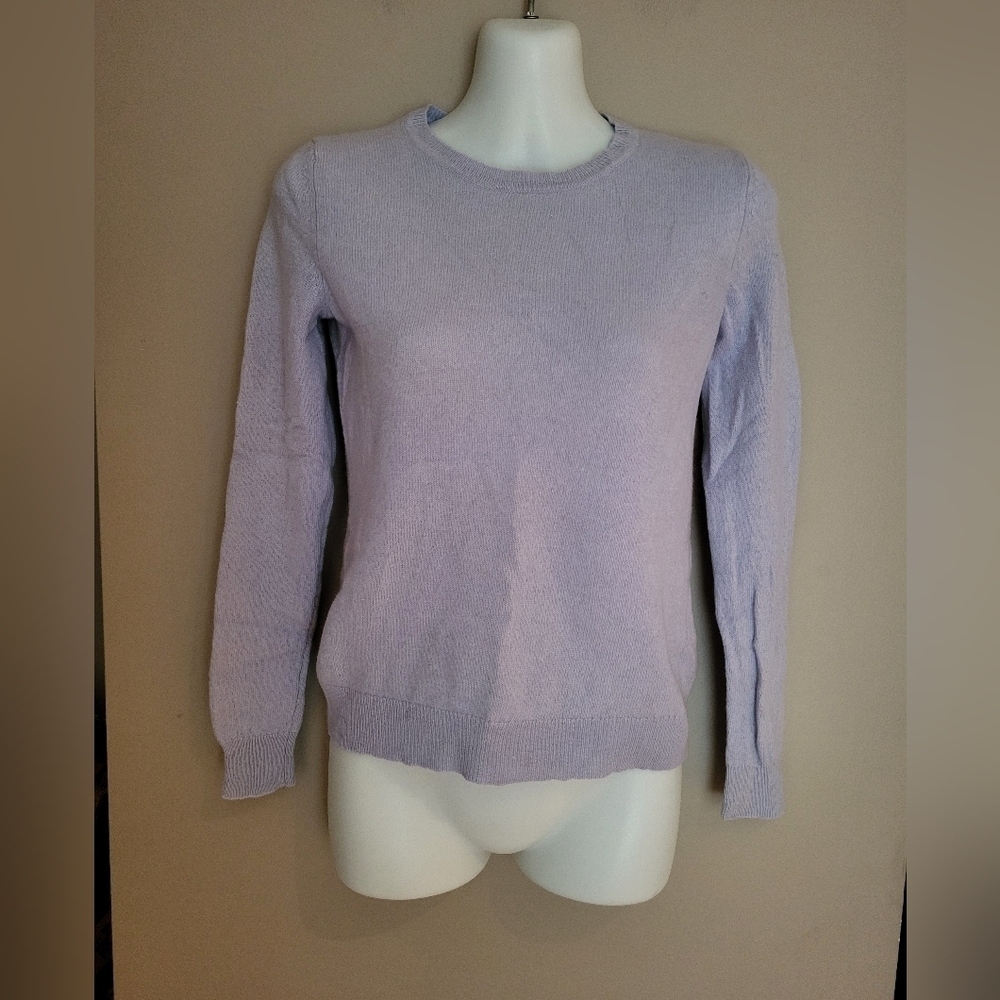Cashmere 100% Lord & Taylor Baby Blue size PS
